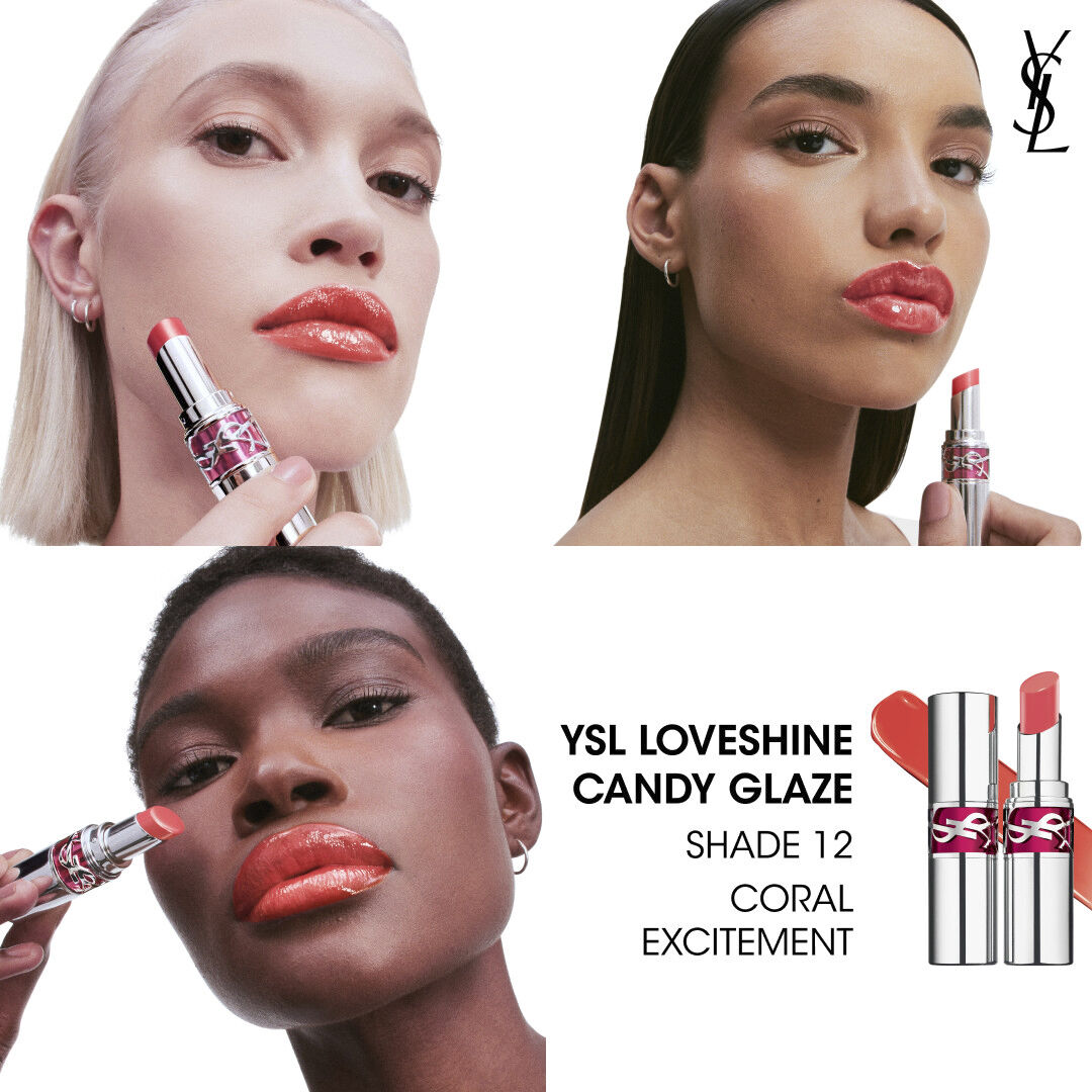 YSL LOVESHINE CANDY GLAZE LIP GLOSS STICK 12