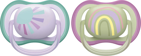 Philips Avent ultra air sut - Pakke med 2 - 0-6m girl
