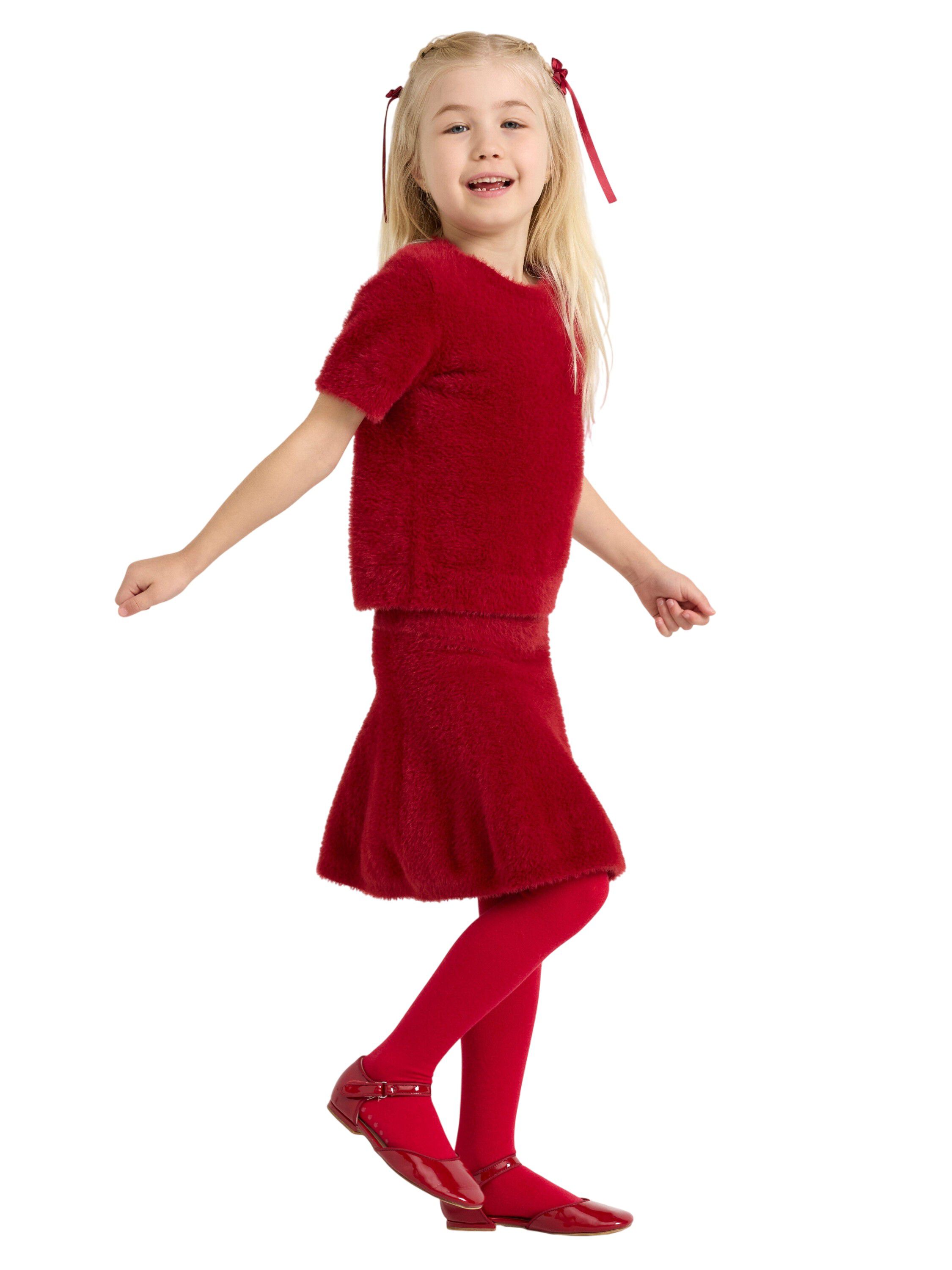 Mjukt utsv&auml;ngd kjol i fj&auml;dergarn.