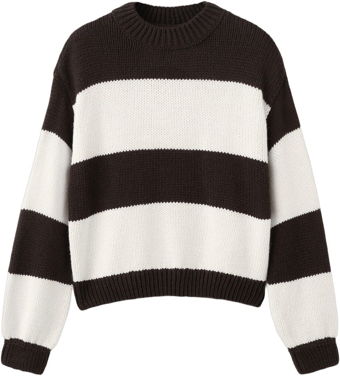 Knit striped sweater