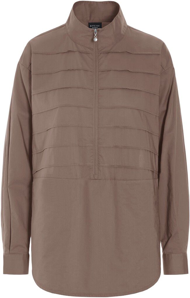 Core cotton pintuckskjorte