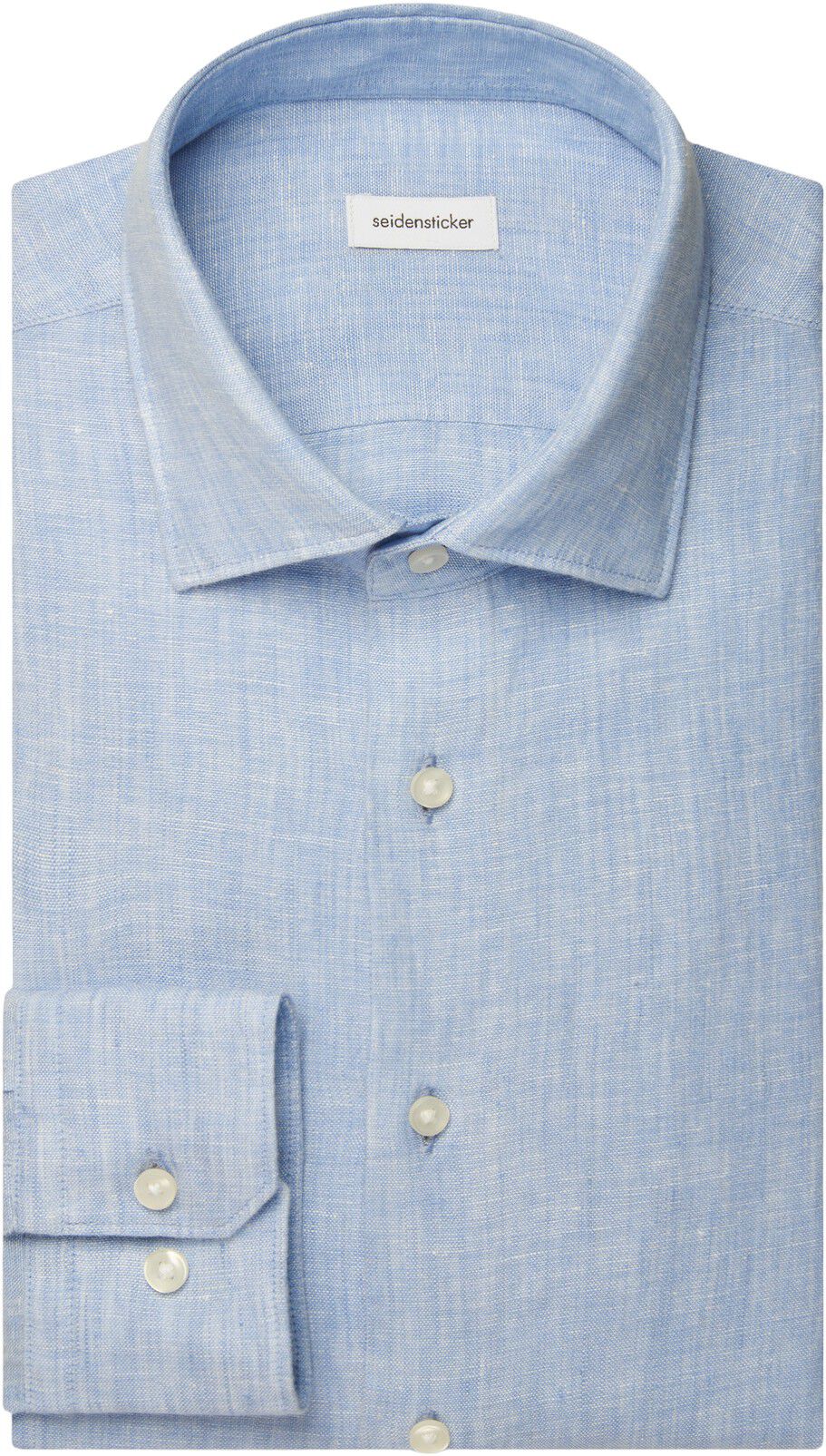 Linen shirt Slim 1/1 Kent-Collar Uni