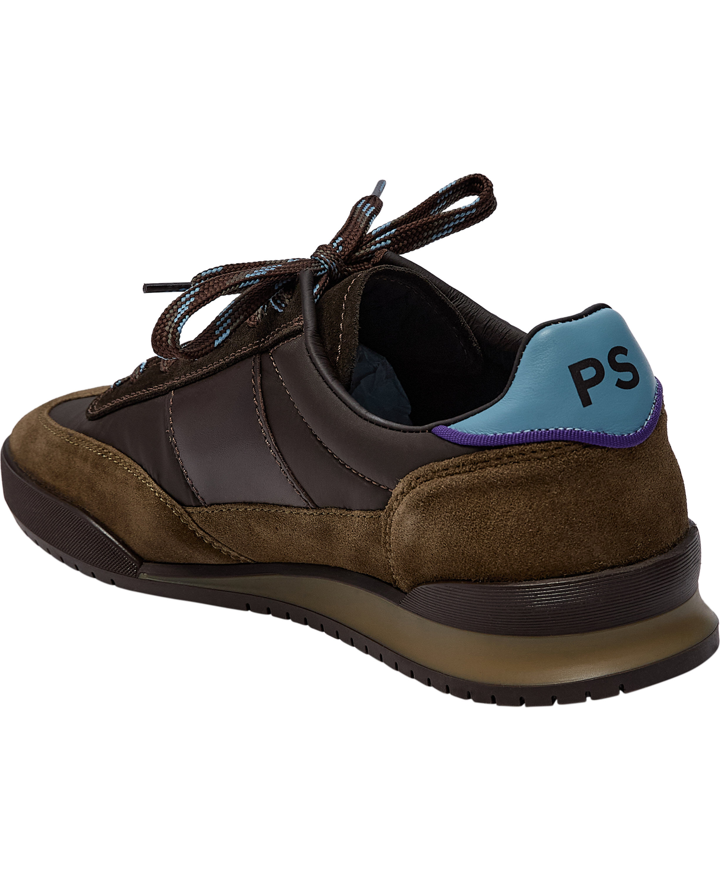 MENS SHOE DOVER BROWN KHAKI TOE