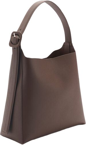 Shopper bag with buckle