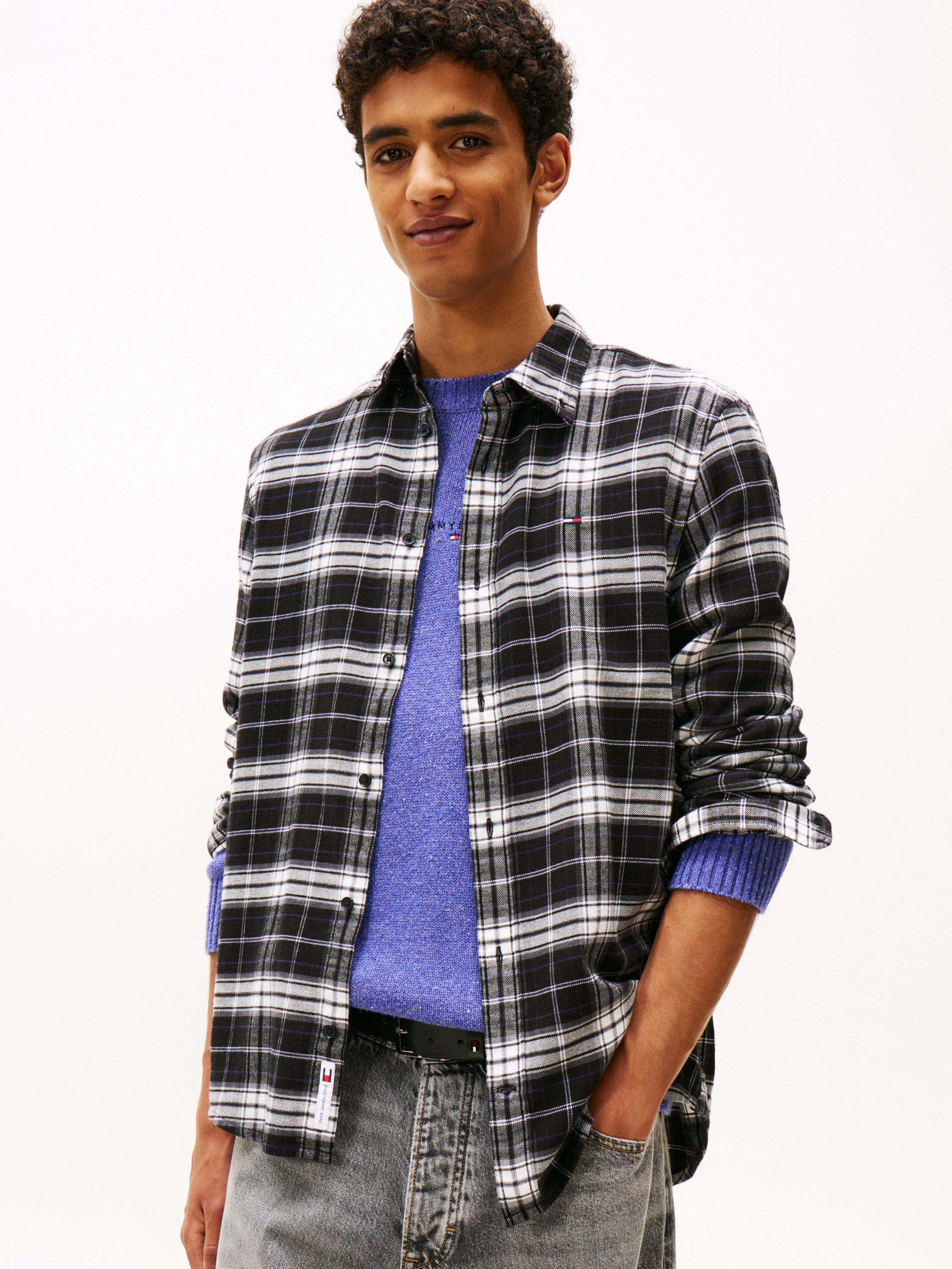 TJM REG FLANNEL CHECK SHIRT EXT