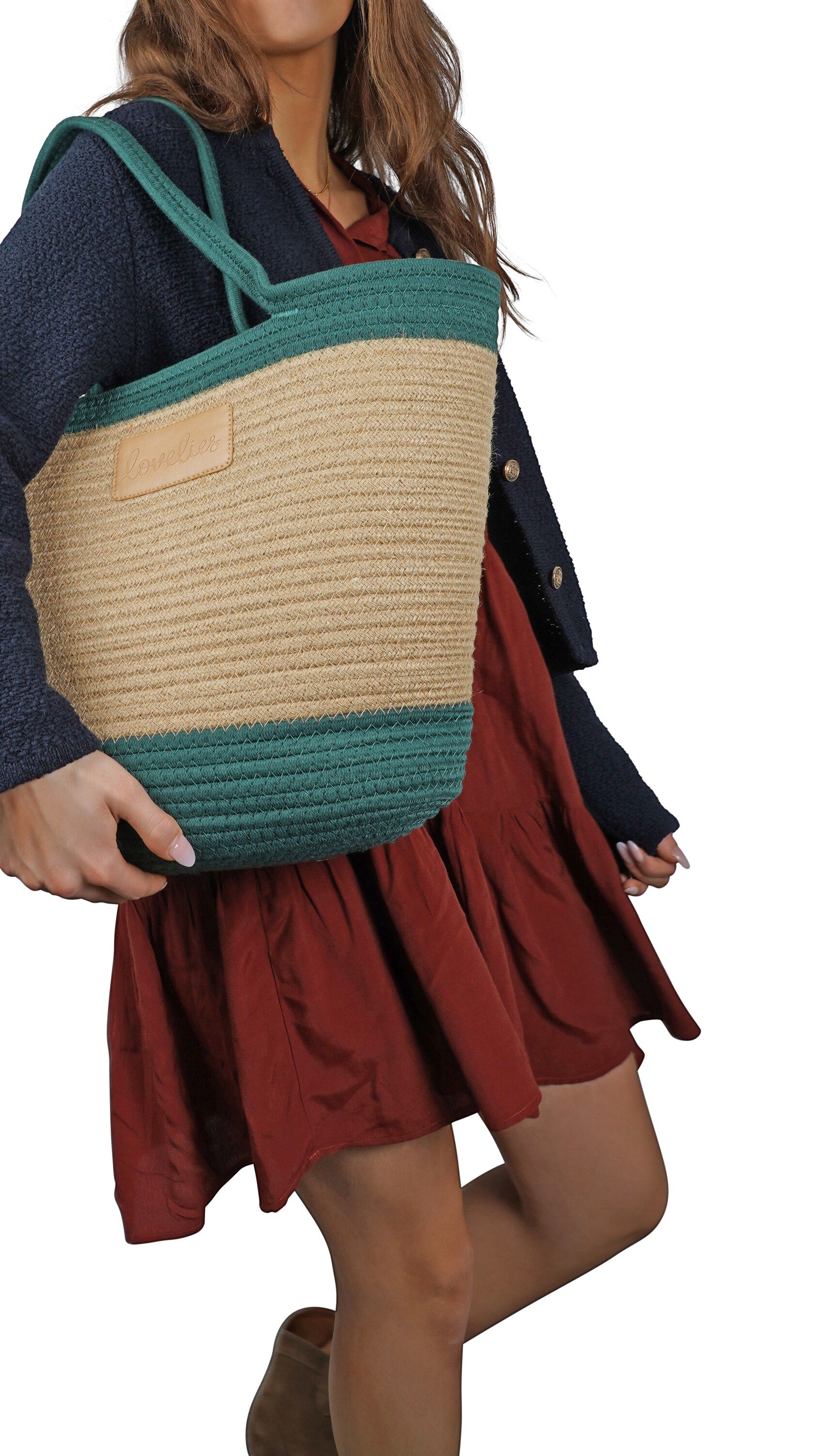 FLAMENCOS - BEACH BAG - LARGE 55 X 35 CM