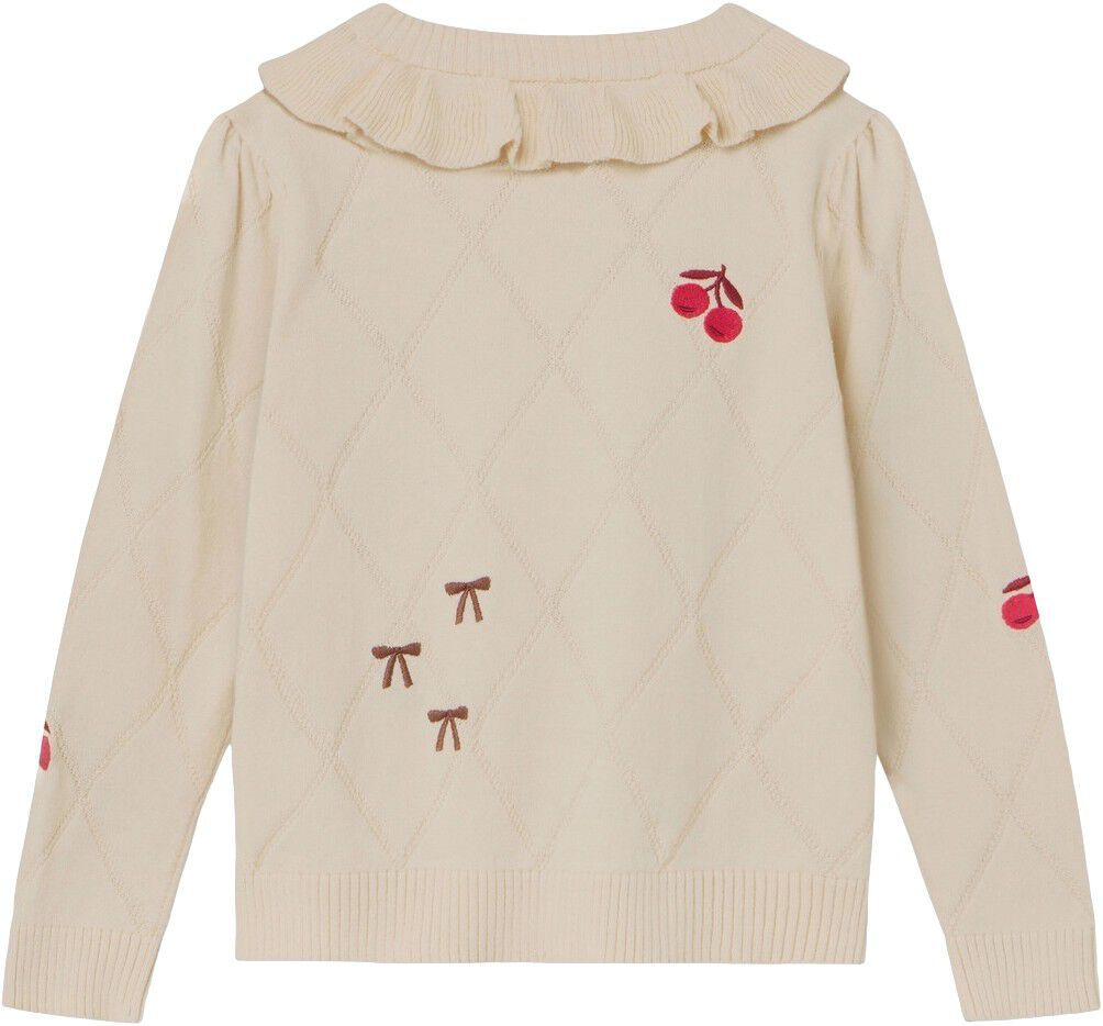 NOVA EMBR. RUFFLE PULLOVER