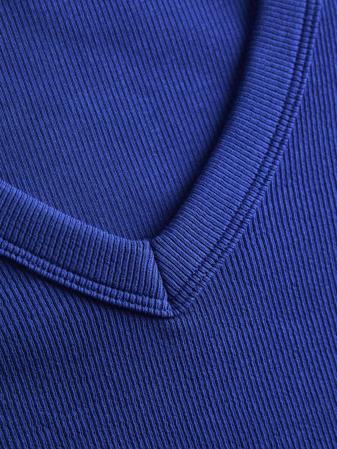 Jxfifi Str 3/4 V-Neck Rib Top Jrs