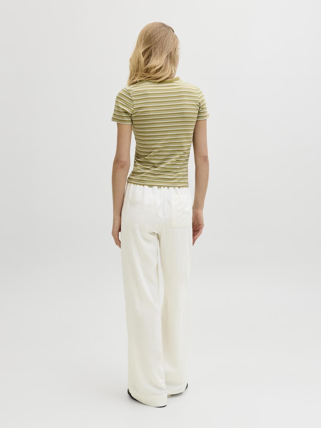 JXALMIRA LINEN BLEND HW PANT WVN LN