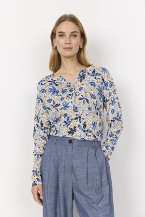 SC-FELICITY AOP 498 Bluse Lyseblå