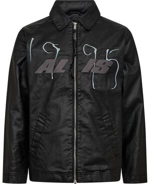 VIREN SHORT WORKER JACKET W/ CHEST EMBROIDERY
