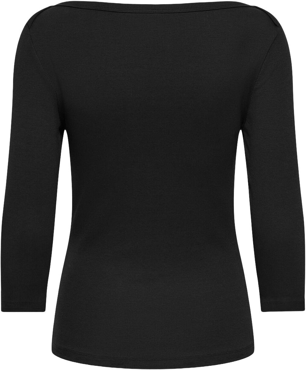 Onlkathline 3/4 Rib Boatneck Top Cs Jrs