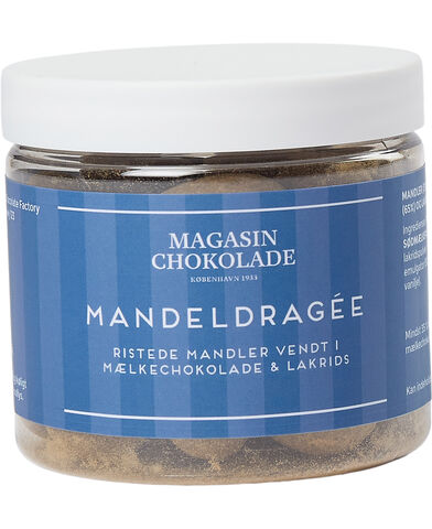 Dragée, Mandler m/ mælkechokolade & lakrids 115 g