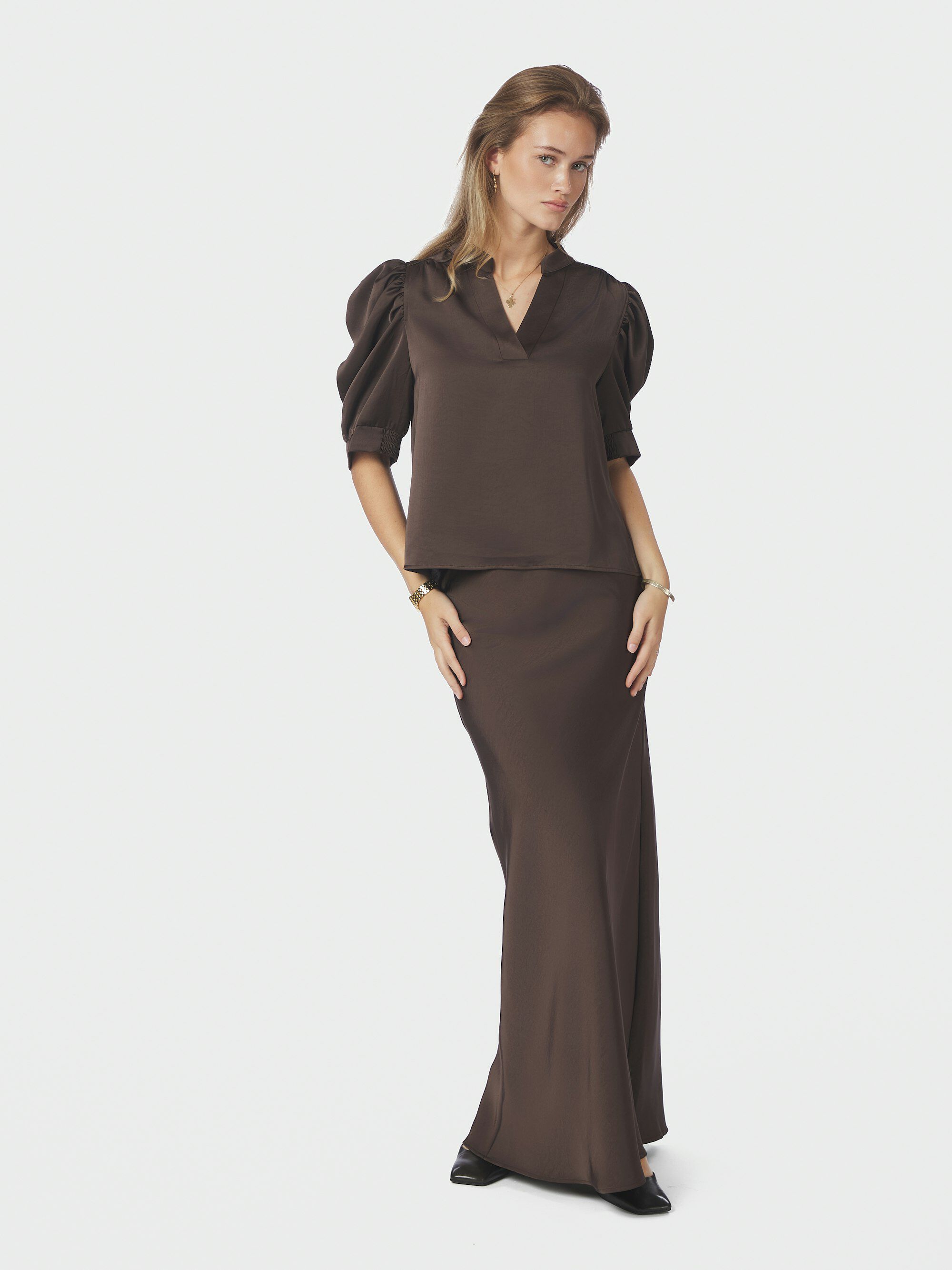 Roella Heavy Sateen Blouse