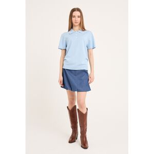 Rena polo knit blouse