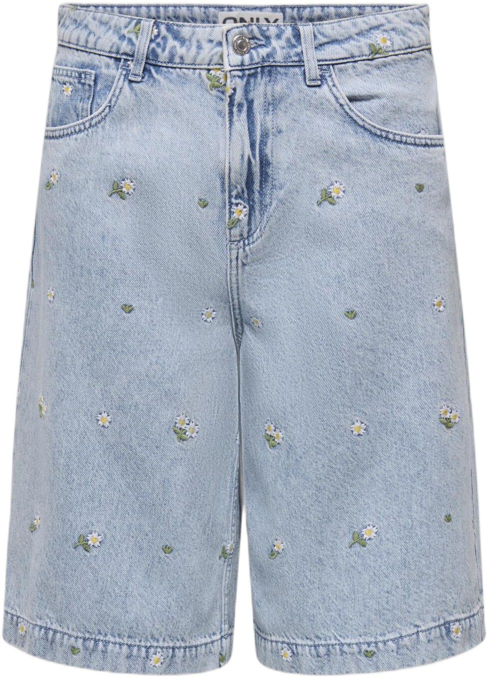 ONLDORSI-CASSIE EMB LONG SHORTS AKM