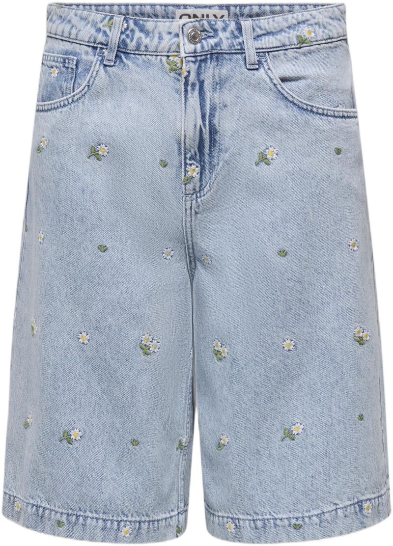 Onldorsi-Cassie Emb Long Shorts Akm