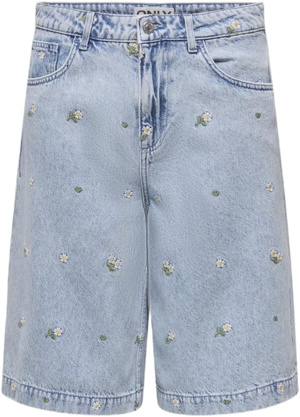 Onldorsi-Cassie Emb Long Shorts Akm