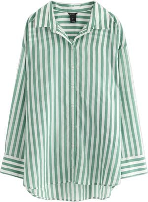 Vævet skjorte i viskoseblanding med