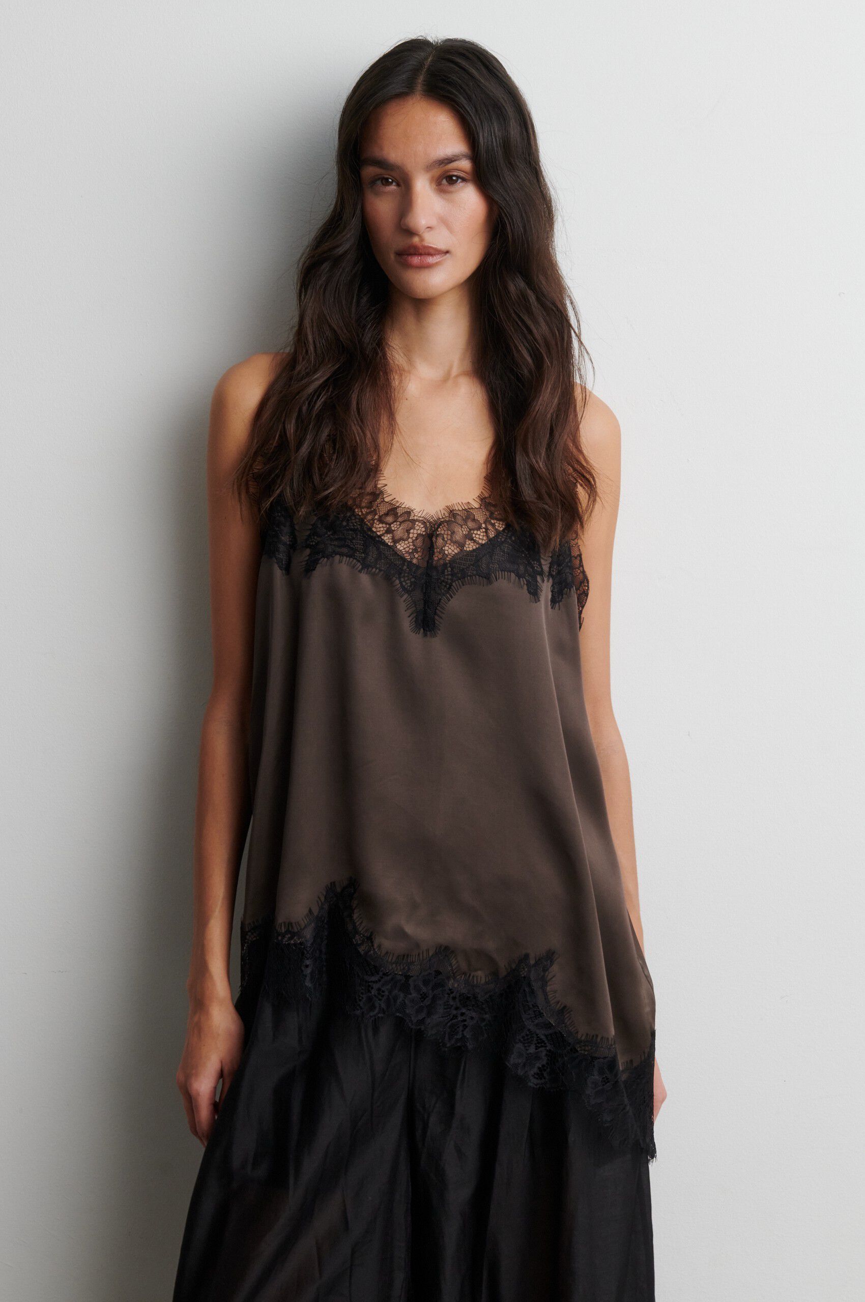 Lacia Contrast Strap Top