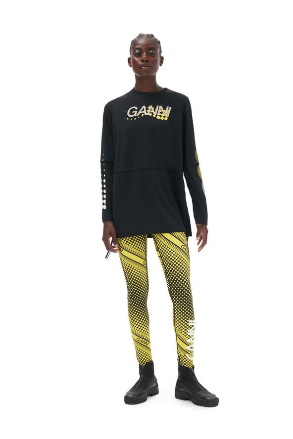 Active Mesh Layered Long Sleeve T-s