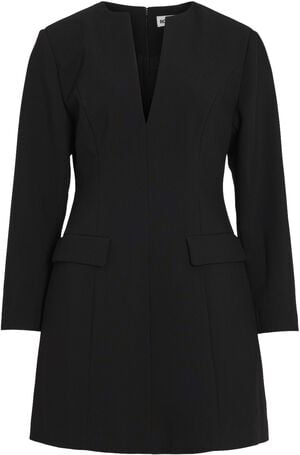 ROURAE L/S V-NECK SHORT DRESS/EV/PF