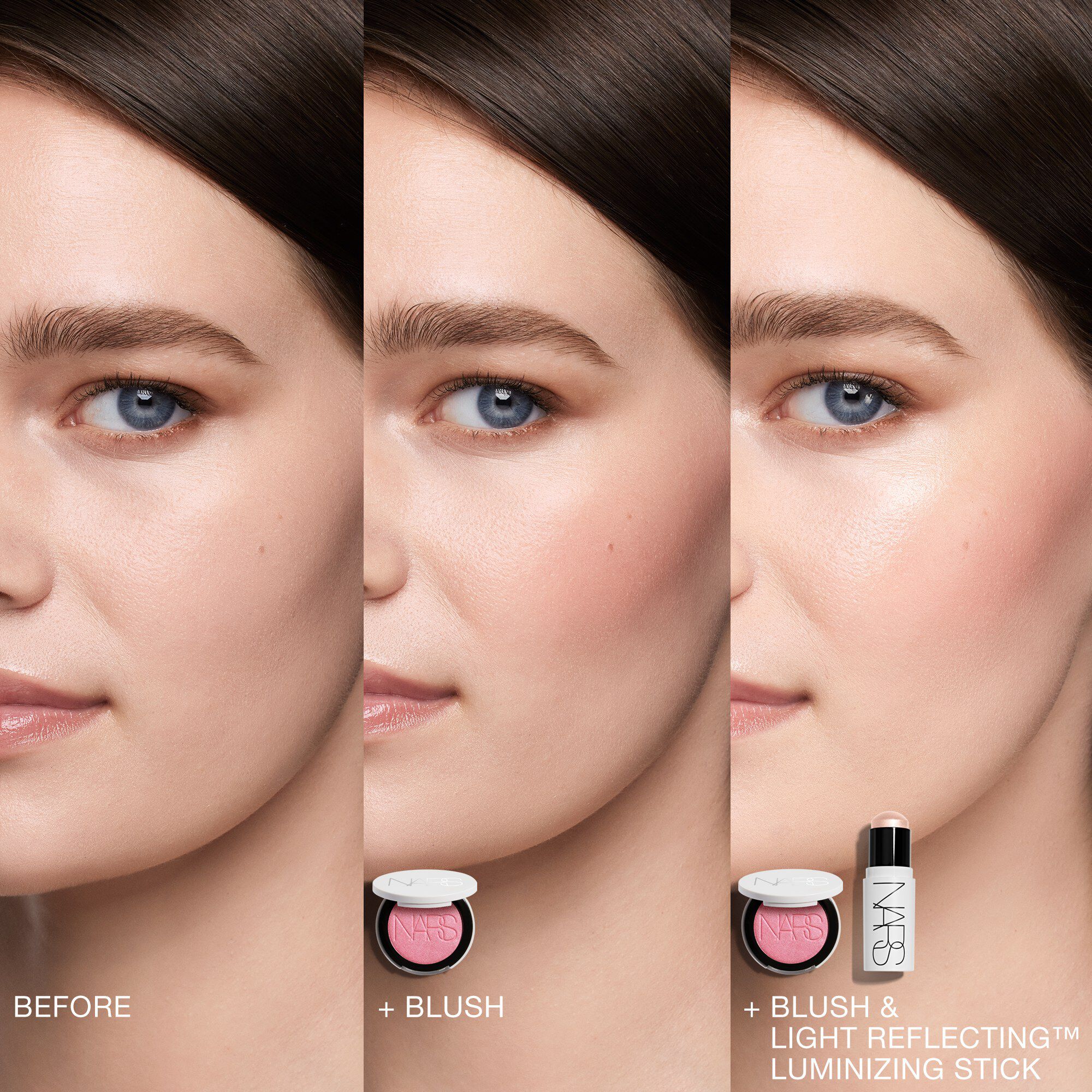 Light Reflecting Luminizing Blush - Perlemorsskinnende, lysgivende blu