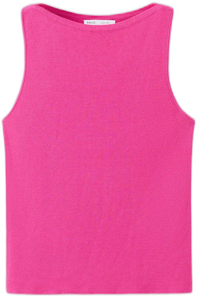 Fine knit boat neck top
