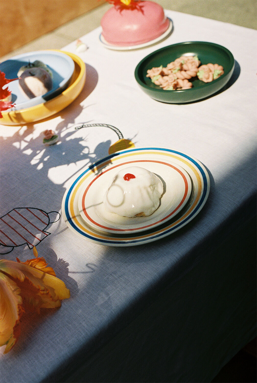 Sobremesa Plate-18,5 Set of 2-Red