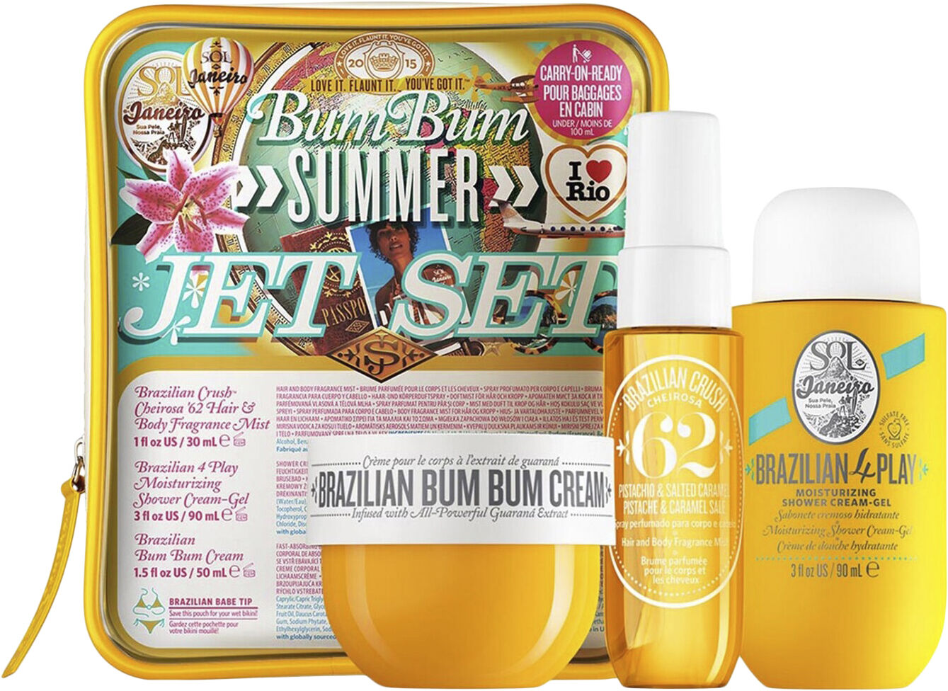 Bum Bum Jet Set - Bath and Body Set