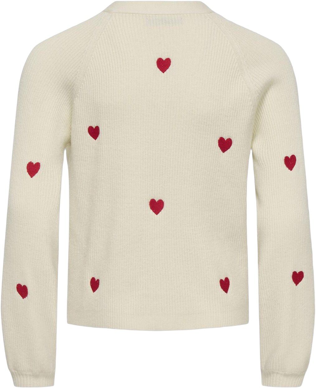 KOGDANA LIFE LS HEART VNECK CARDIGA