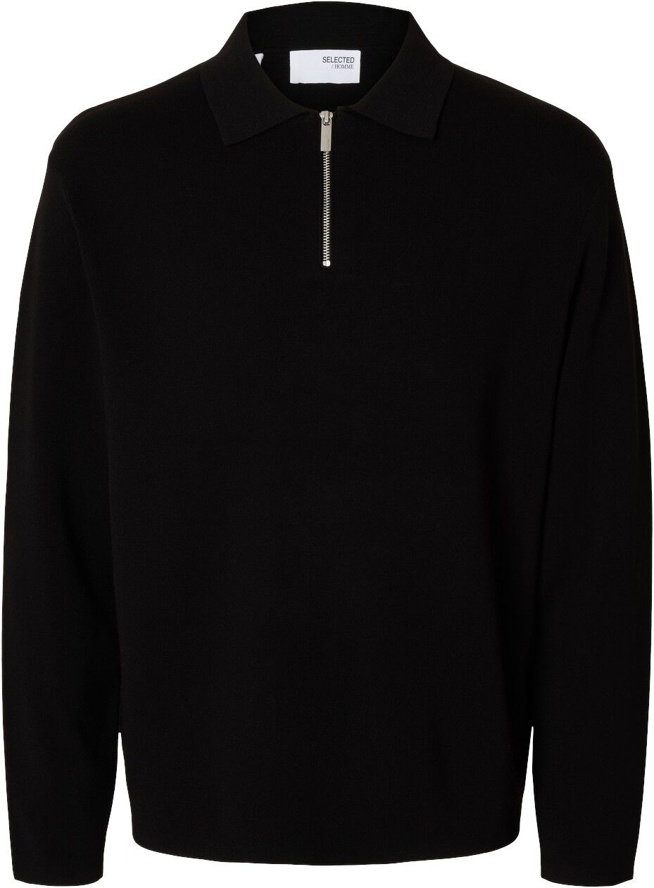 SLHTELLER FN RELAXED HALF ZIP POLO
