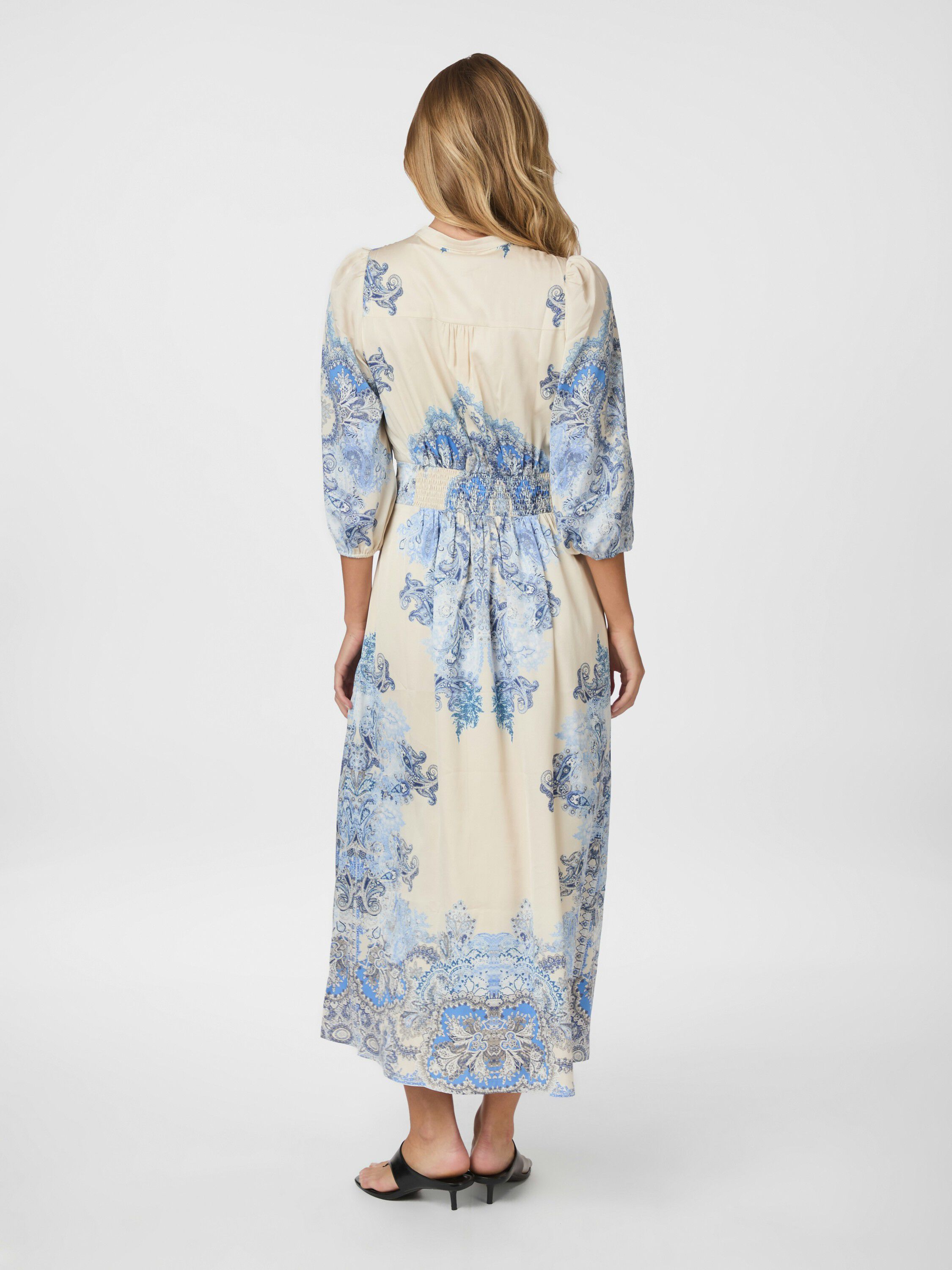Neo Noir Stellar Artist Paisley Dress Powder blue DKK