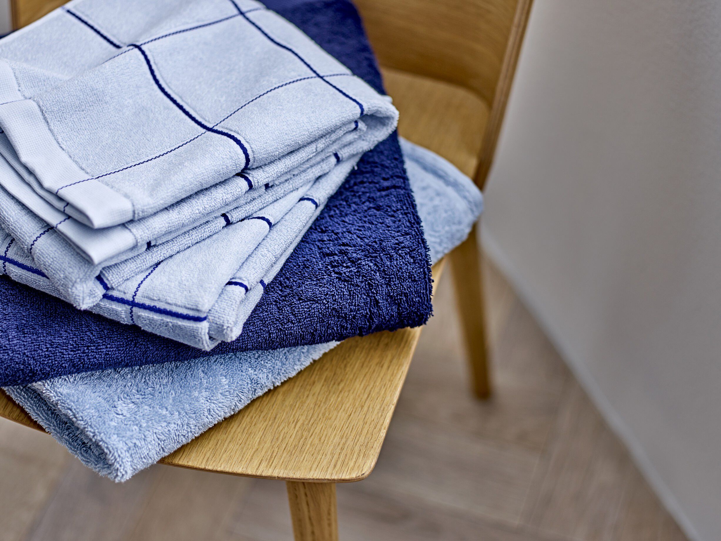 H&aring;ndkl&aelig;de 50x100 Vista Linen blue