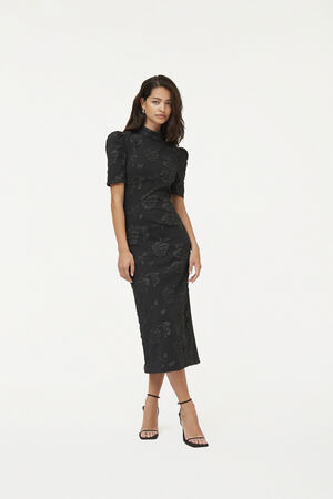Jacquard Midi Dress