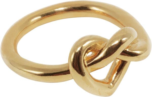 Big Tied Heart Ring