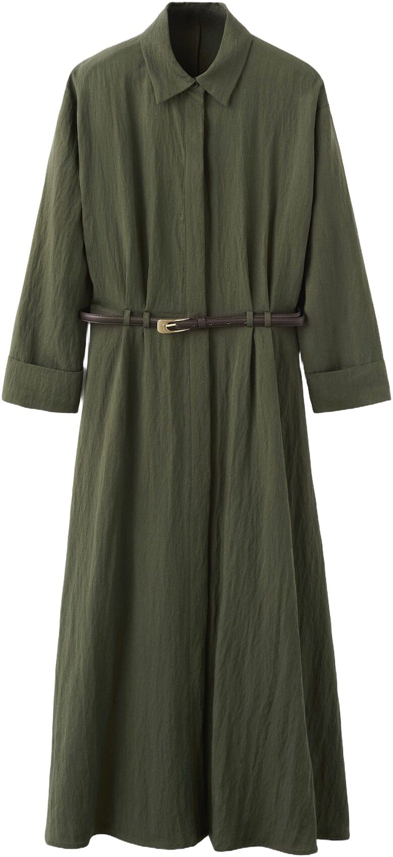 Lyocell shirt dress