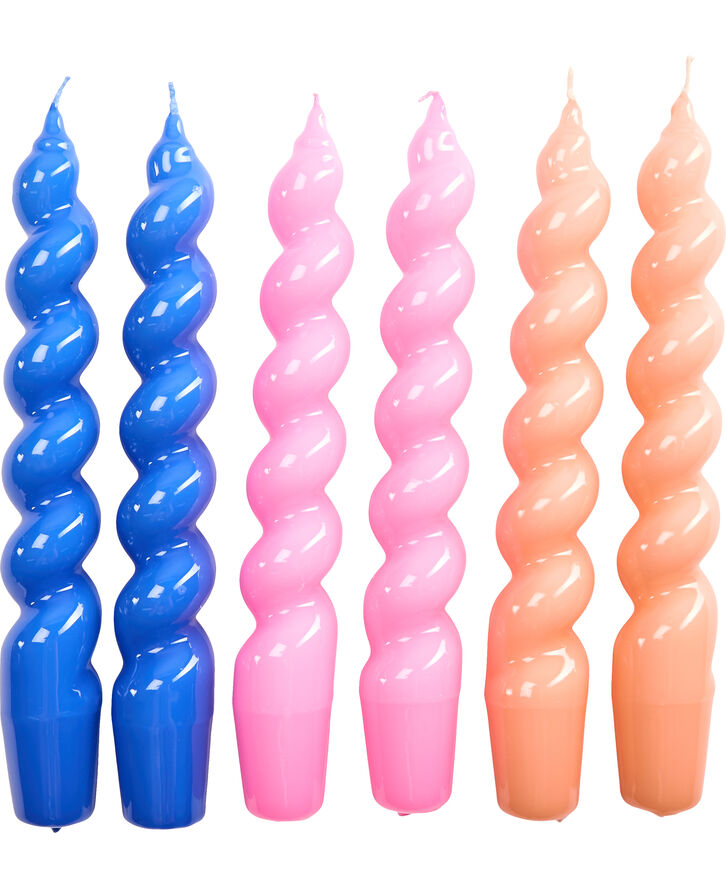 Candle Spiral Set of 6