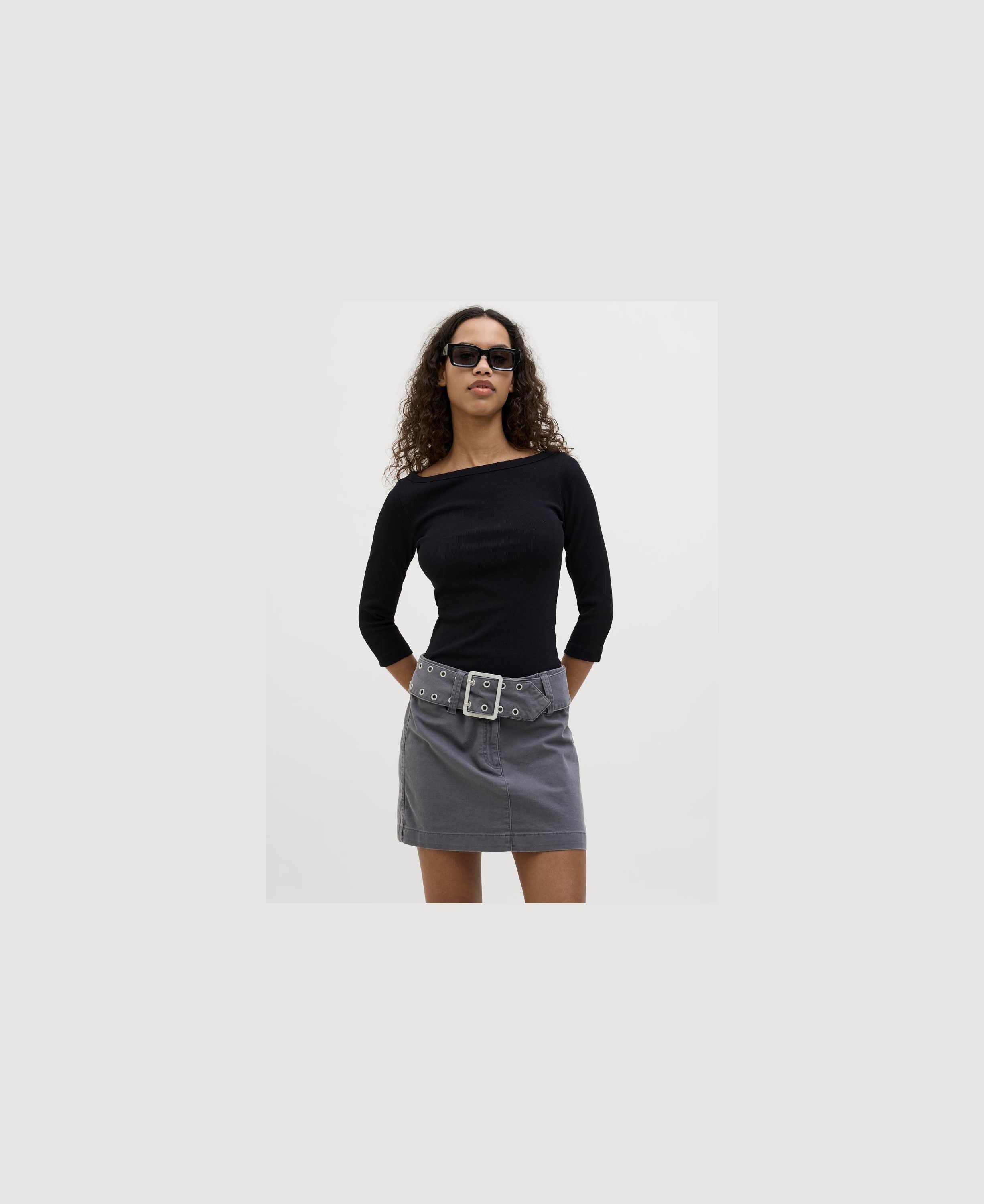 JXFIFI STR 3/4 BOATNECK TOP JRS NOO