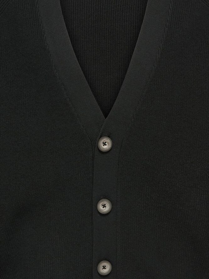 OSJALFI REG LS CARDIGAN KNIT