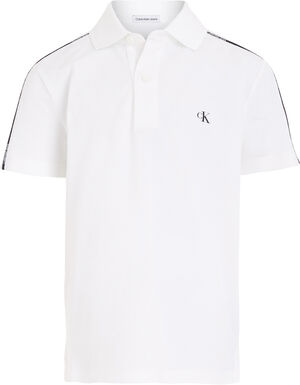 Short sleeve polo with logo