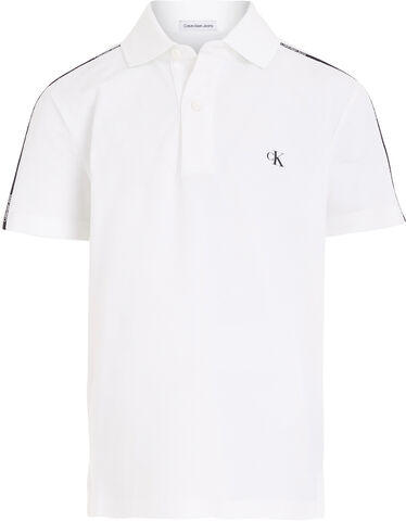 Short sleeve polo with logo