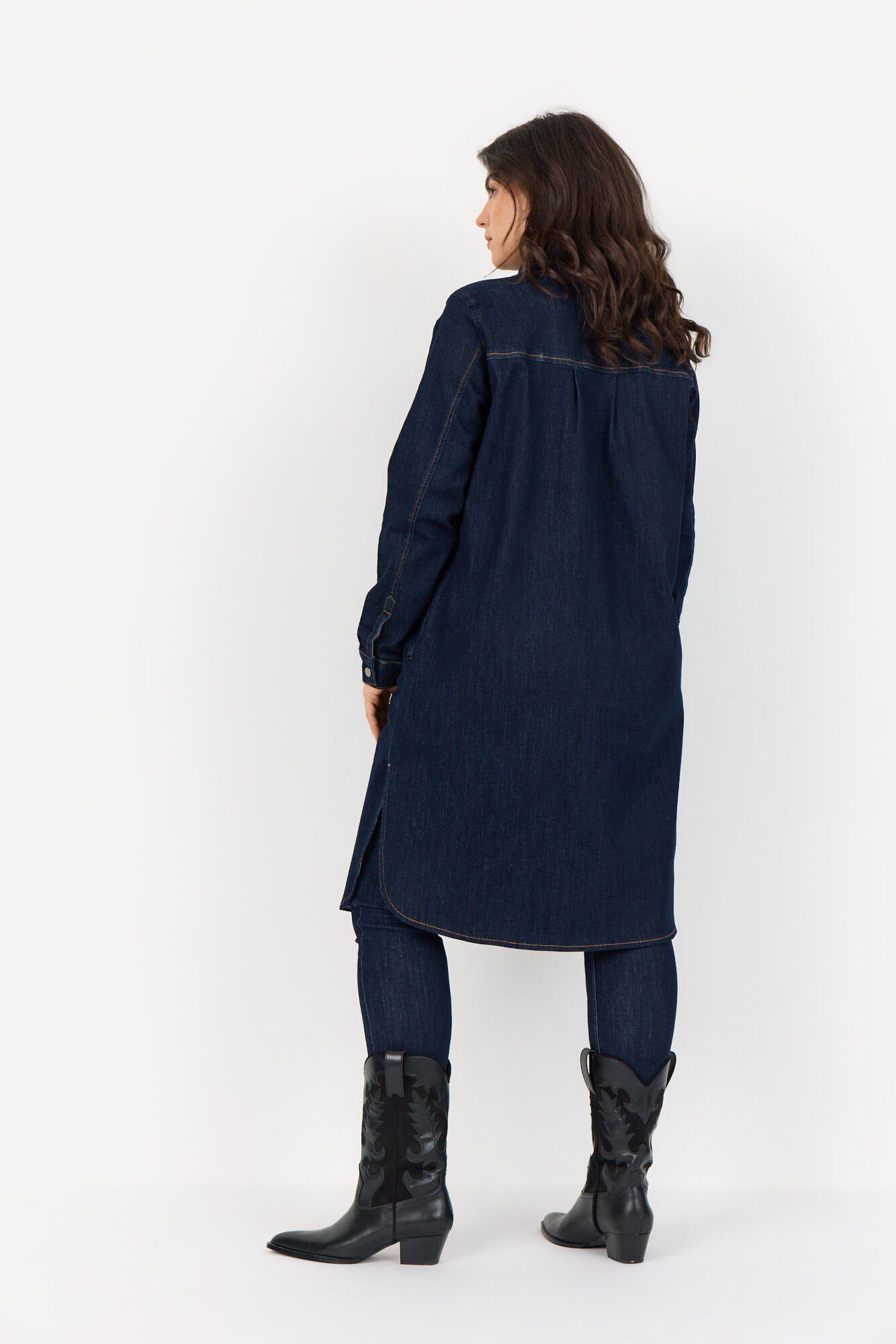 Curvy WA-JENIFER 10 Tunika M&oslash;rk denim