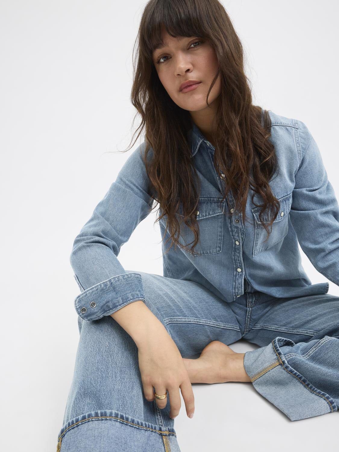 JXTOKYO WIDE FOLD HW JEANS R254 DNM