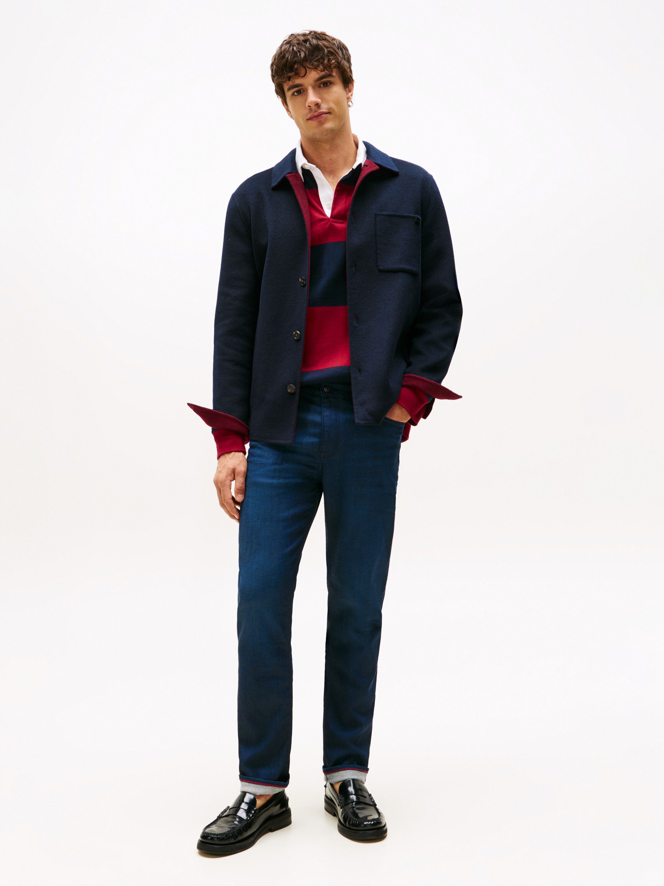 STRAIGHT DENTON STR YALE DBLUE