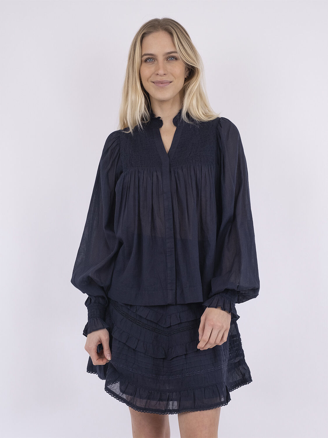 Jill S Voile Blouse