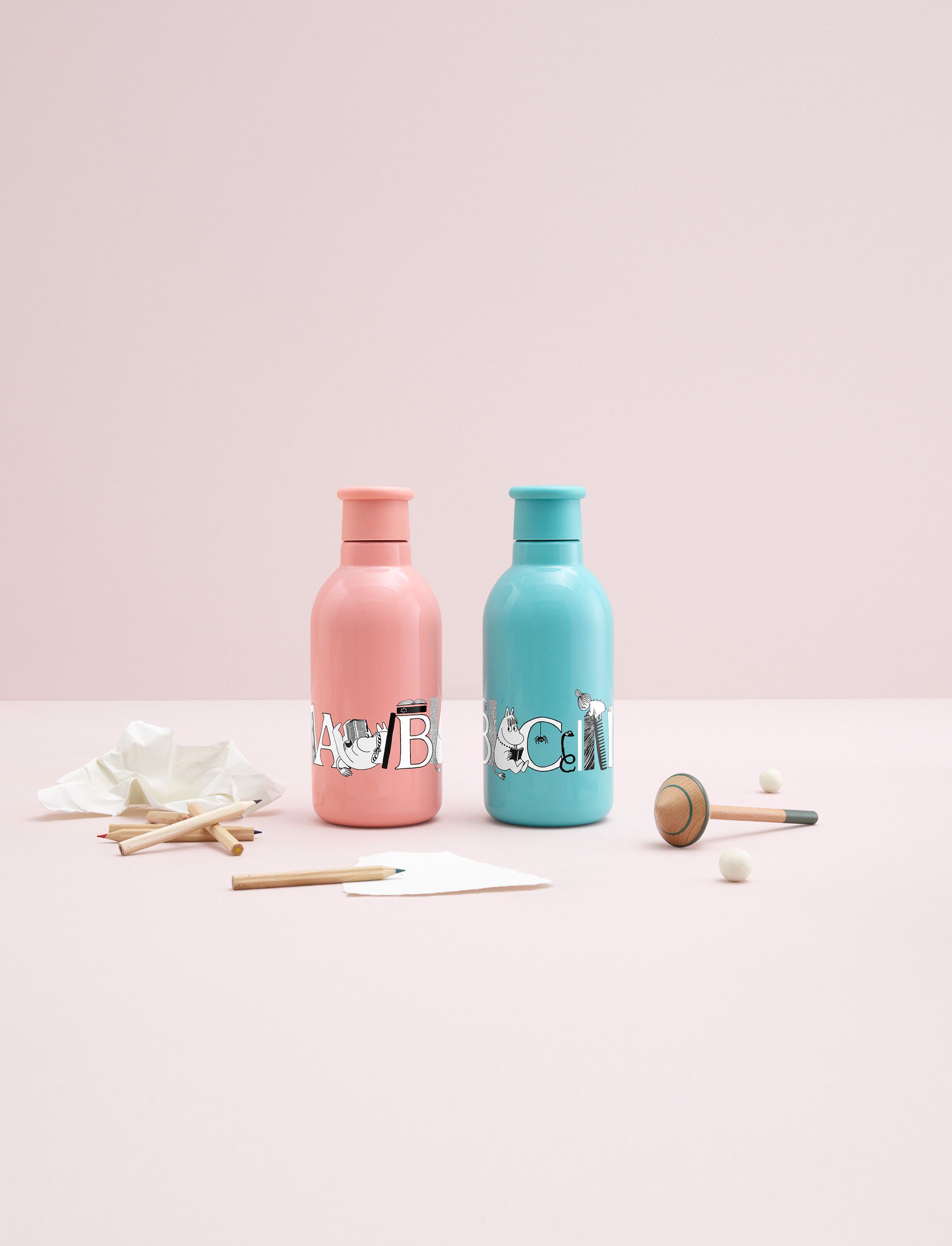 Moomin ABC termoflaske 0.5 l. Moomin turqouise