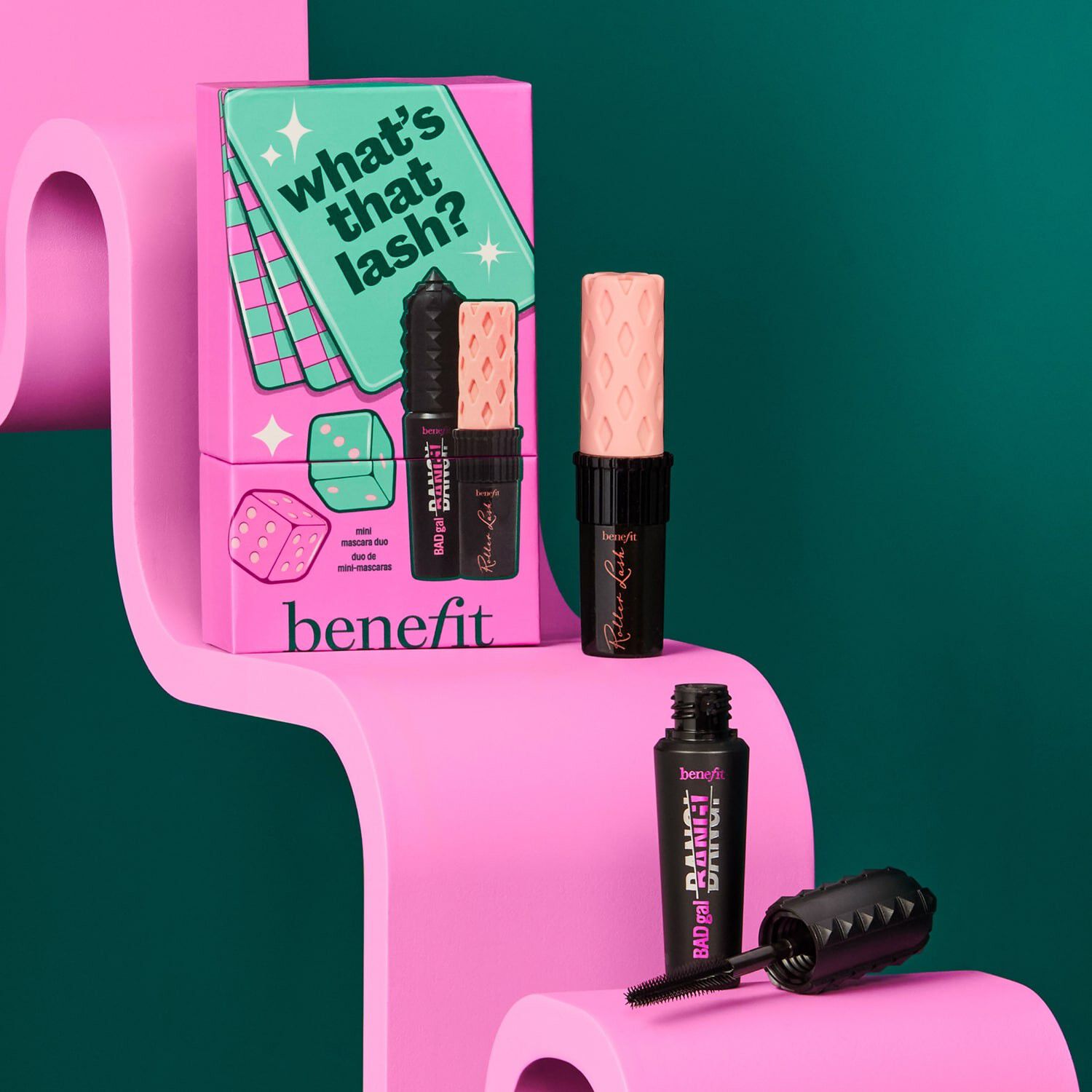 What's That Lash - Benefit mini mascara set for volumen og og kr&oslash;l