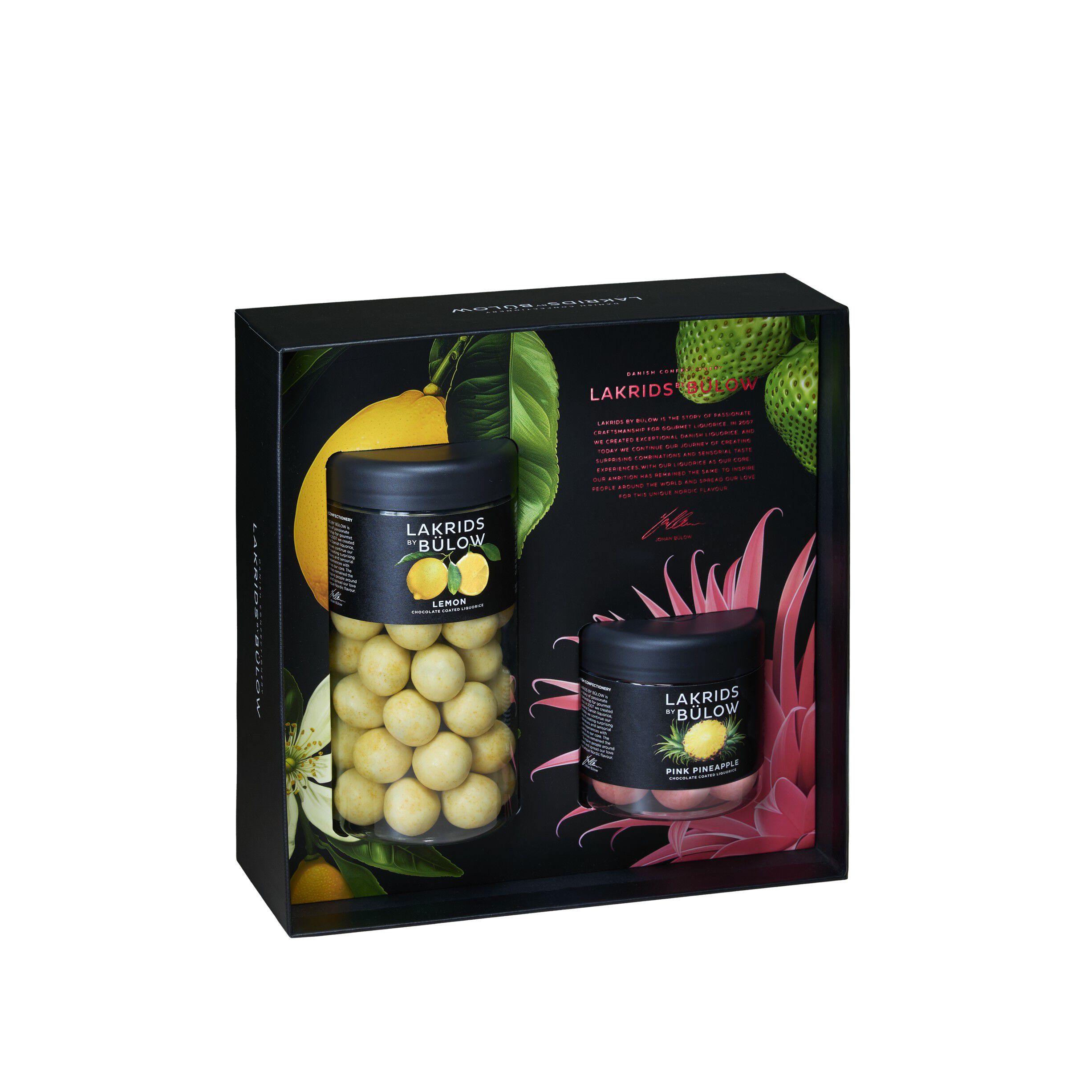 BLACK BOX REGULAR/SMALL (LEMON/PINK PINEAPPLE)