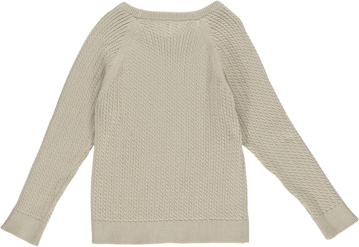 Knit cable sweater